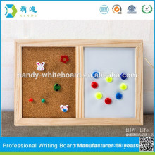 half white and half cork message board